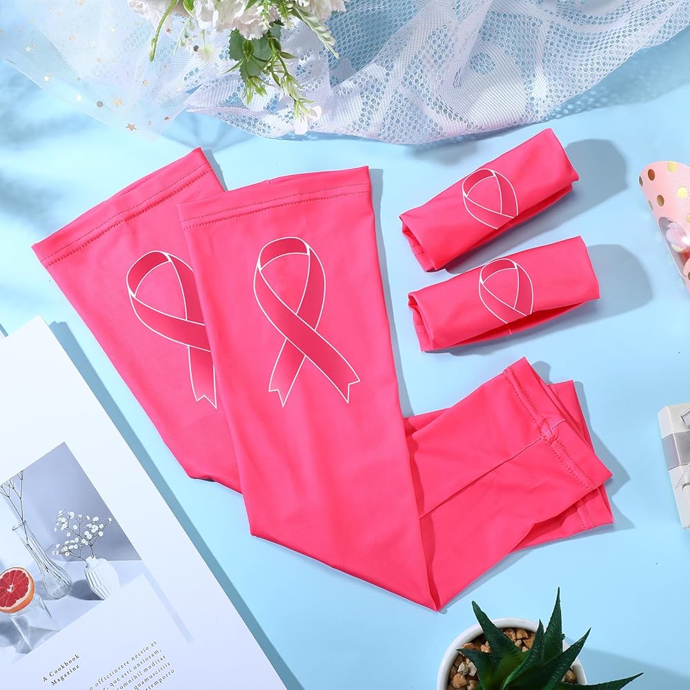 Amazon.com: Handepo 12 Pairs Breast Cancer Awareness Sleeves
